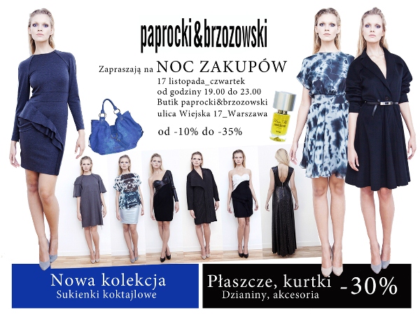 Noc Zakupów w butiku paprocki&brzozowski
